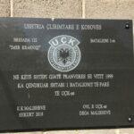Pllakë Përkujtimore: Shtabi i Batalionit të Parë të UÇK-së - Kërvasari, Malishevë
