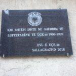 Pllakë Përkujtimore Shtëpi e UÇK-së-Sallgrazhdë, Suharekë