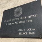 Pllakë Përkujtimore: Shtabi i UÇK-së-Bllacë, Suharekë