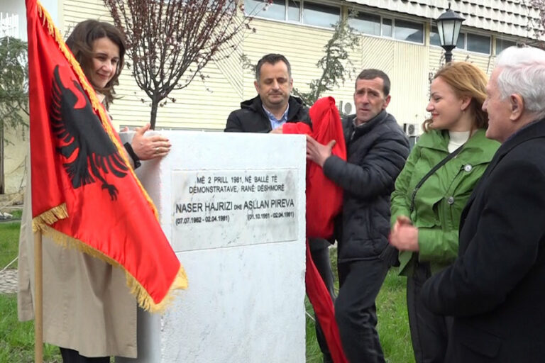 Përurimi i Lapidarit për Dëshmorët e Kryengritjes së 1981-shit